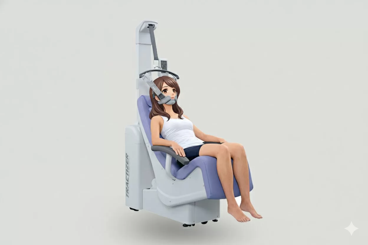 交通事故の治療 1 頸椎牽引治療システム